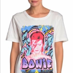 Project Karma David Bowie Graphic Band Tee Size S
